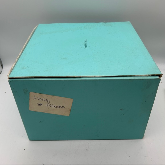 Tiffany & Co Brandy Whiskey Decanter With Box NEW - Picture 9 of 15